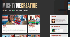 Desktop Screenshot of mightymecreative.com