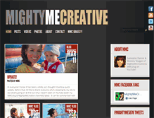 Tablet Screenshot of mightymecreative.com